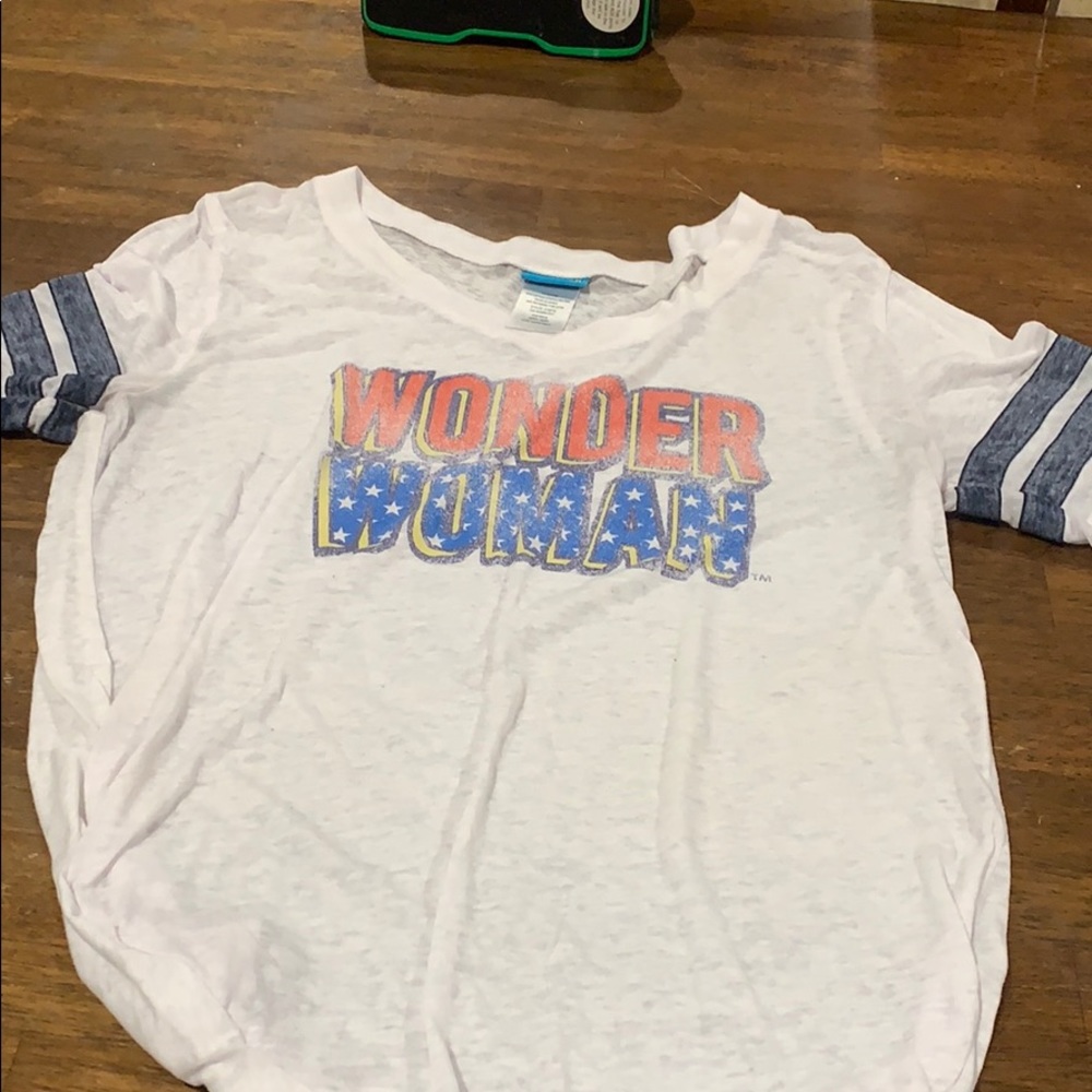 White wonder women shirt